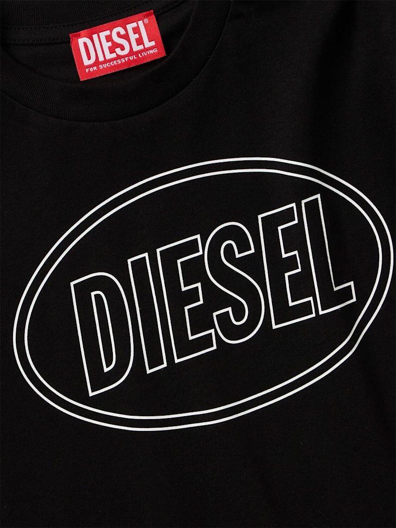 Cotton T-shirt with Diesel print