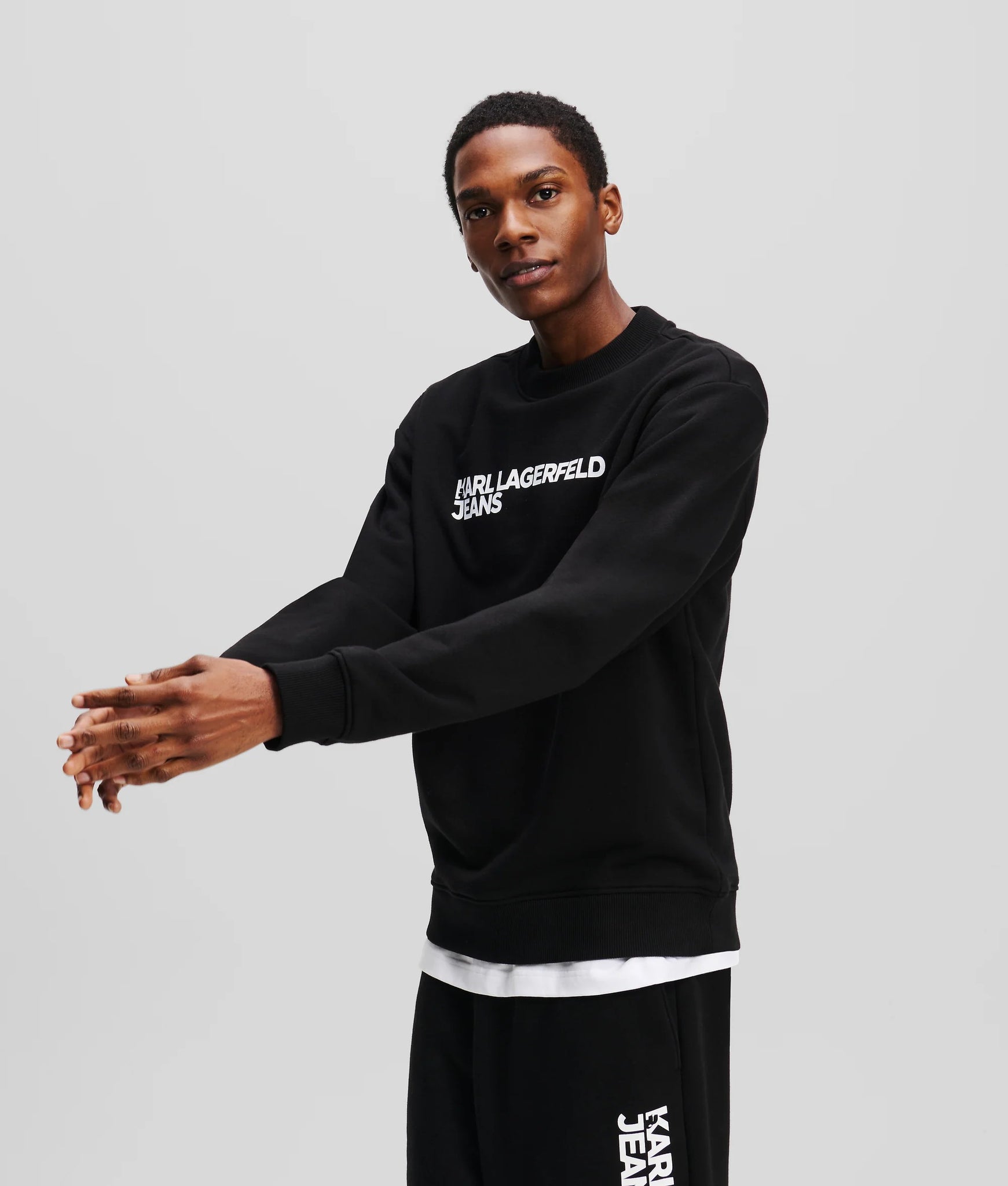 KARL LAGERFELD LOGO SWEATSHIRT
