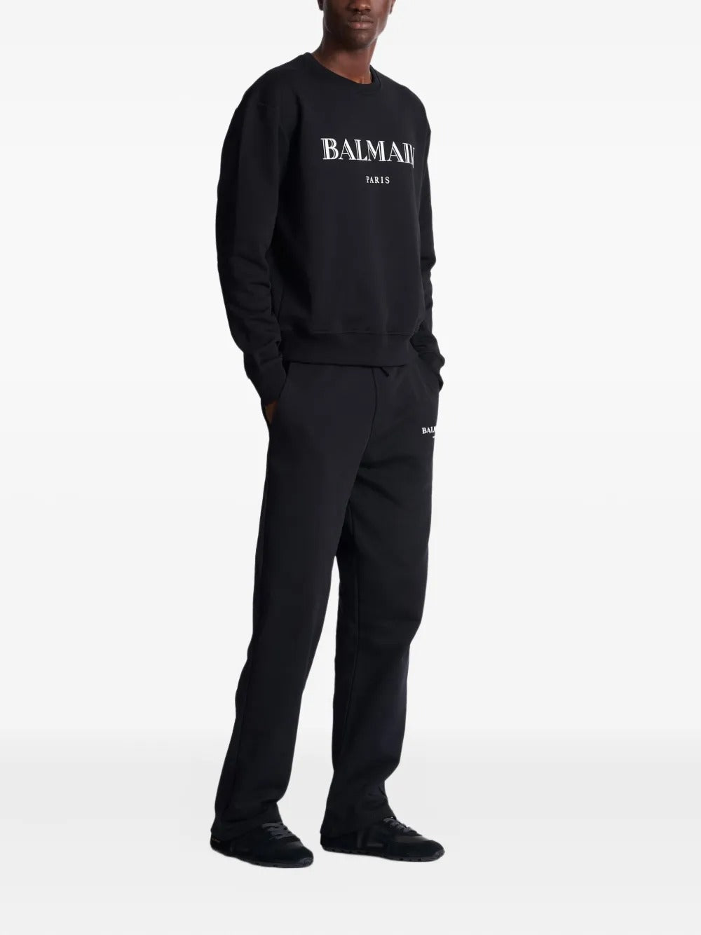 Balmain logo-print sweatshirt