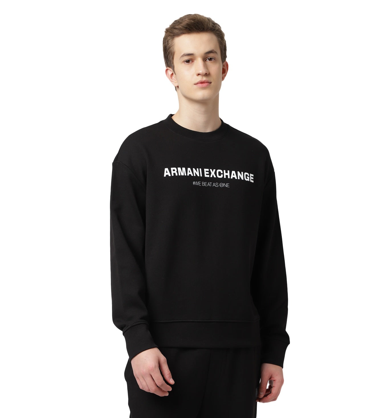 Round-Neck Sweatshirt With Logo Print