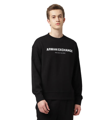 Round-Neck Sweatshirt With Logo Print