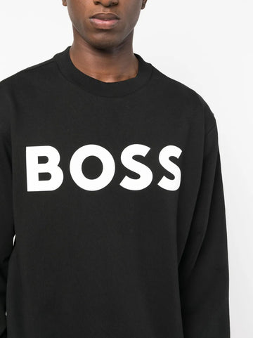 Bold logo-print cotton sweatshirt
