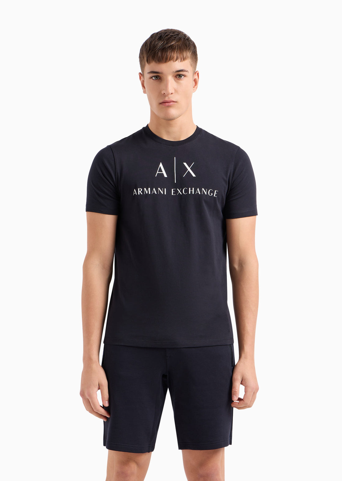 Men Blue Basics Regular Fit T-Shirts