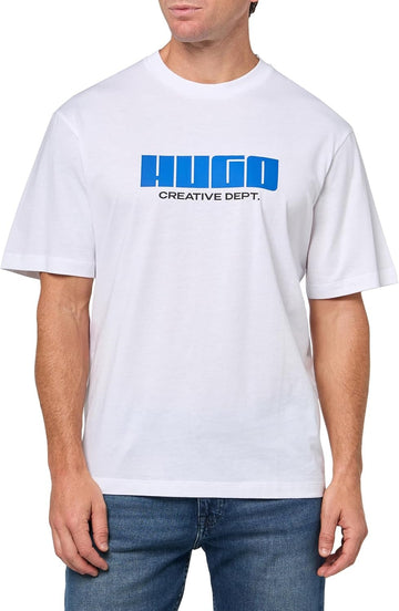 Men's Block Logo Cotton T-Shirt
