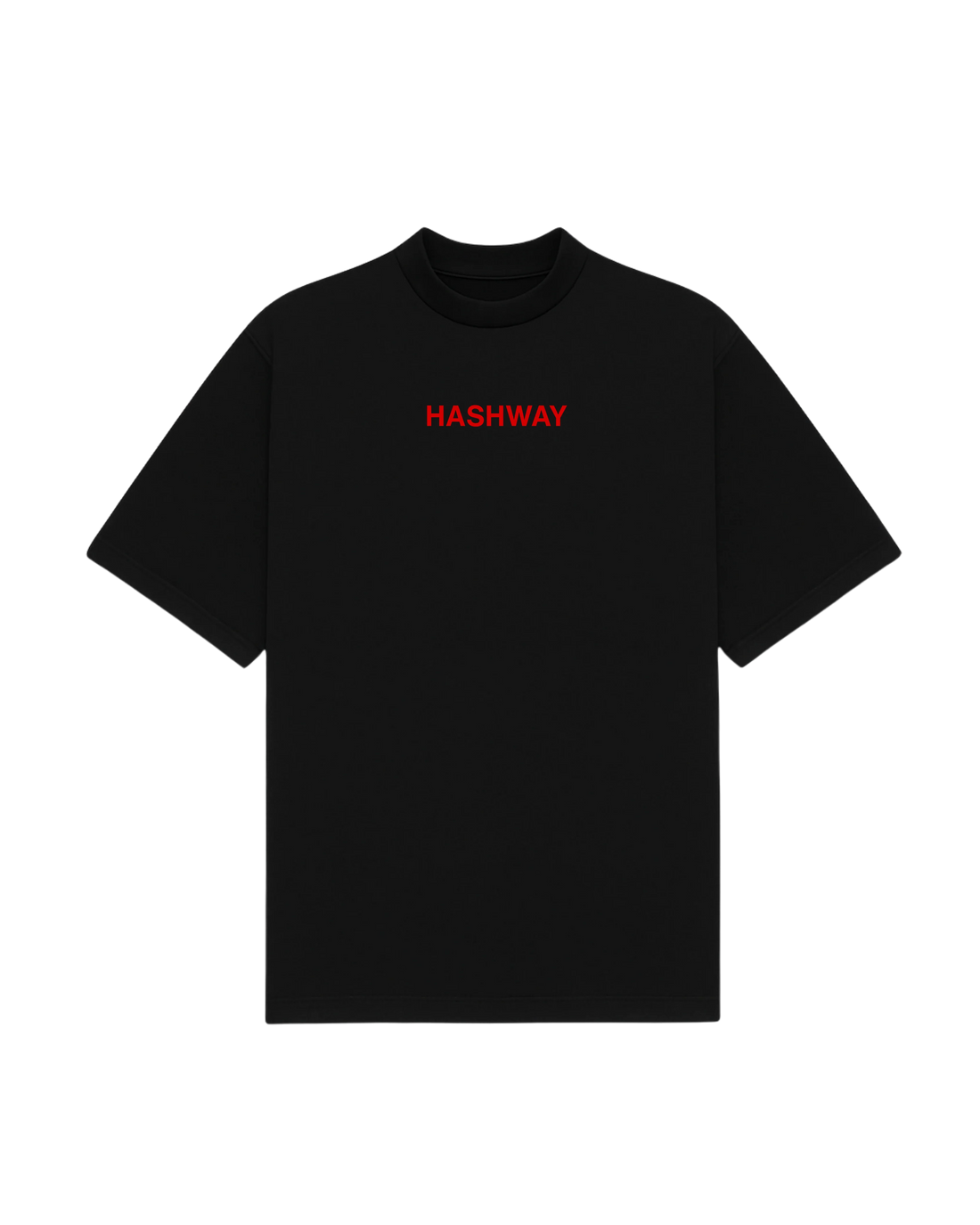 HASHWAY Working Overtime T-shirt Black (Oversized)