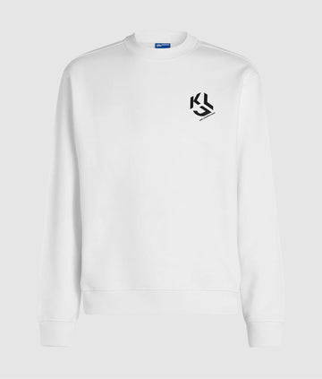 Monogram patch sweatshirt