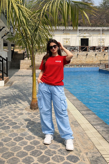 Kenzo logo detail women's T-shirt