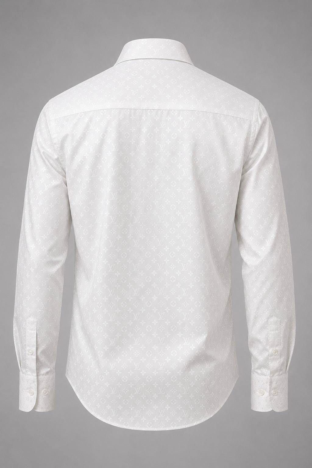 Optic White Tone-on-Tone Monogram Top