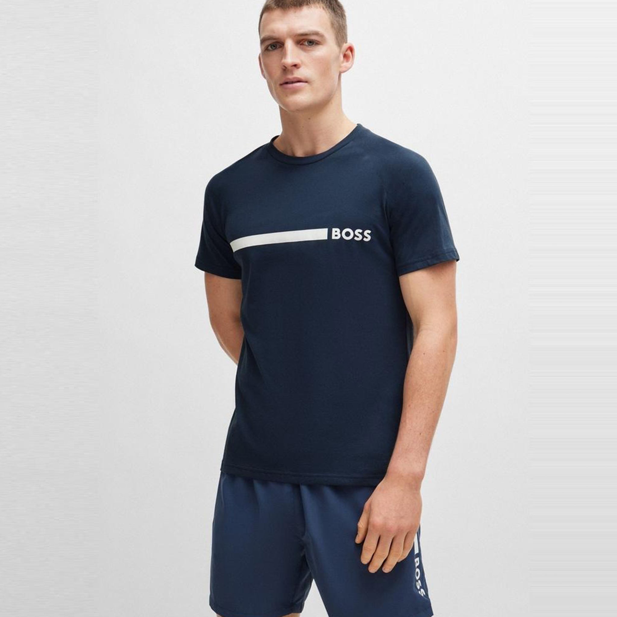 Regular fit t-shirt in navy