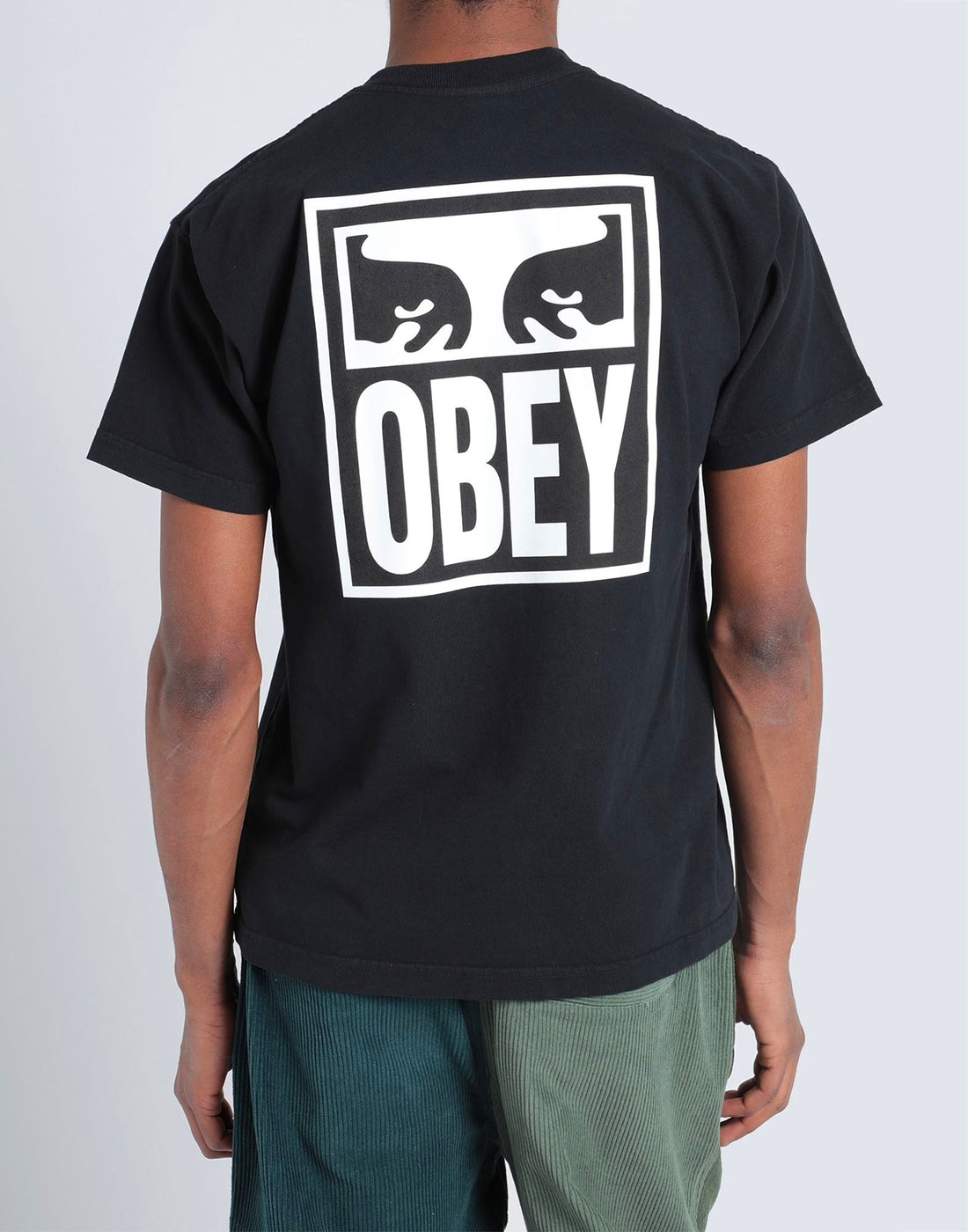 Obey black cotton T-shirt