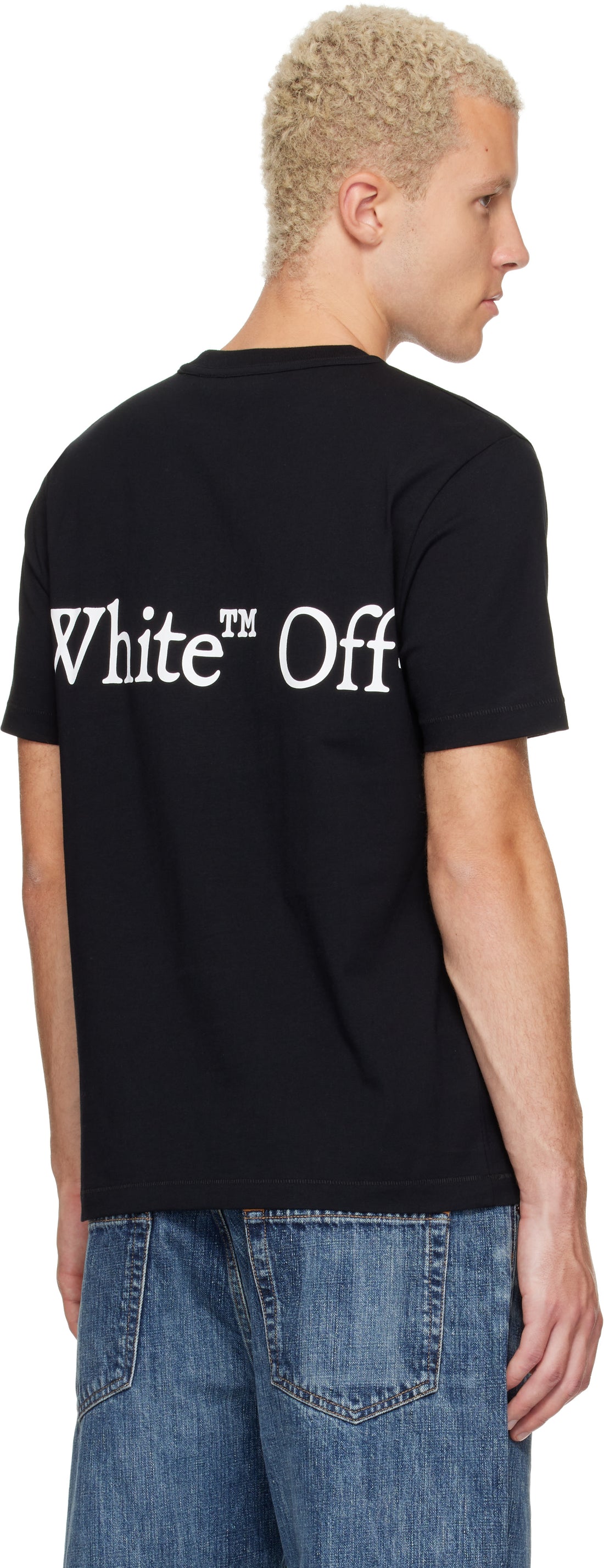 White Contrast Regular Tee