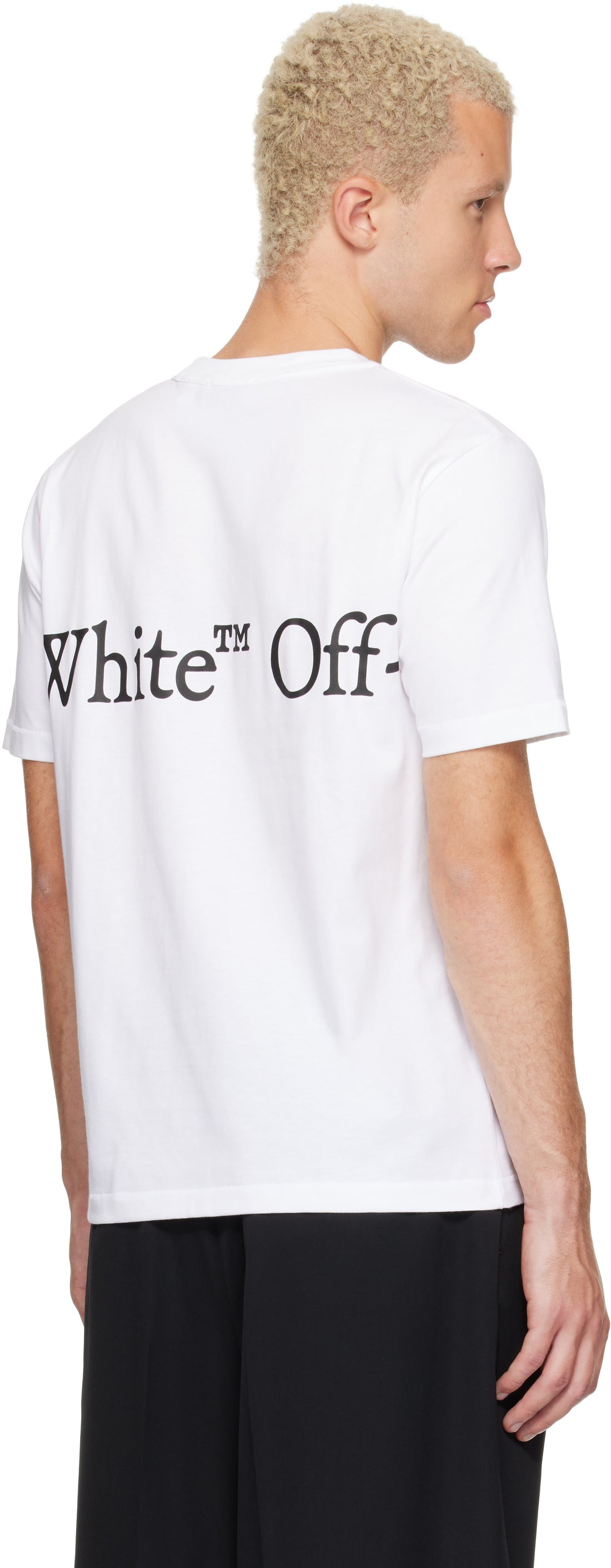 White Signature Fit Tee
