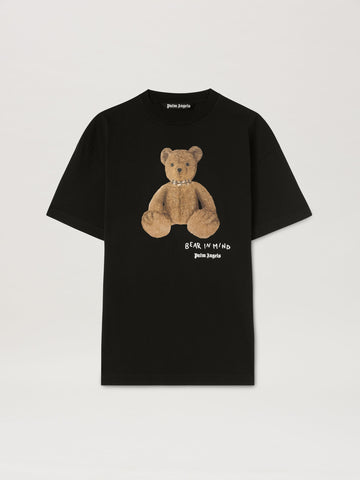 Bear In Mind Black Cotton T-Shirt