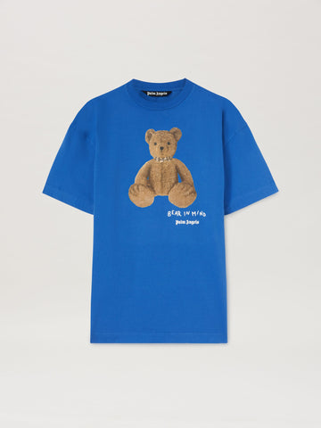 Bear In Mind blue cotton regular fit T-Shirt