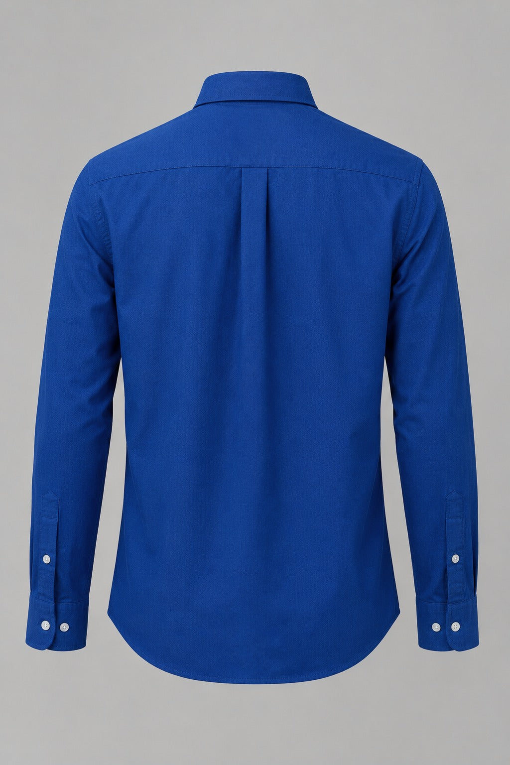 The Tailored Silhouette Cobalt Button-Down