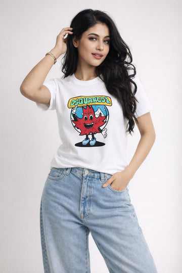 Monster T-Shirt - Blanc Women's