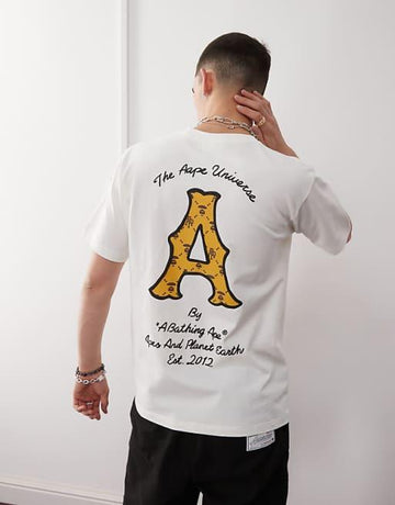 Aape logo back print t-shirt