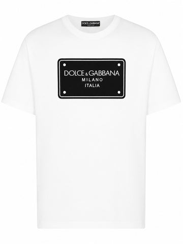 Iconic logo-print White T-shirt
