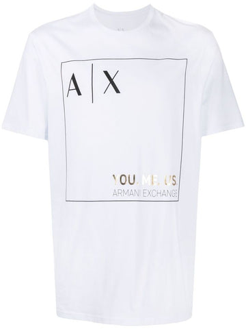 Box logo white t-shirt