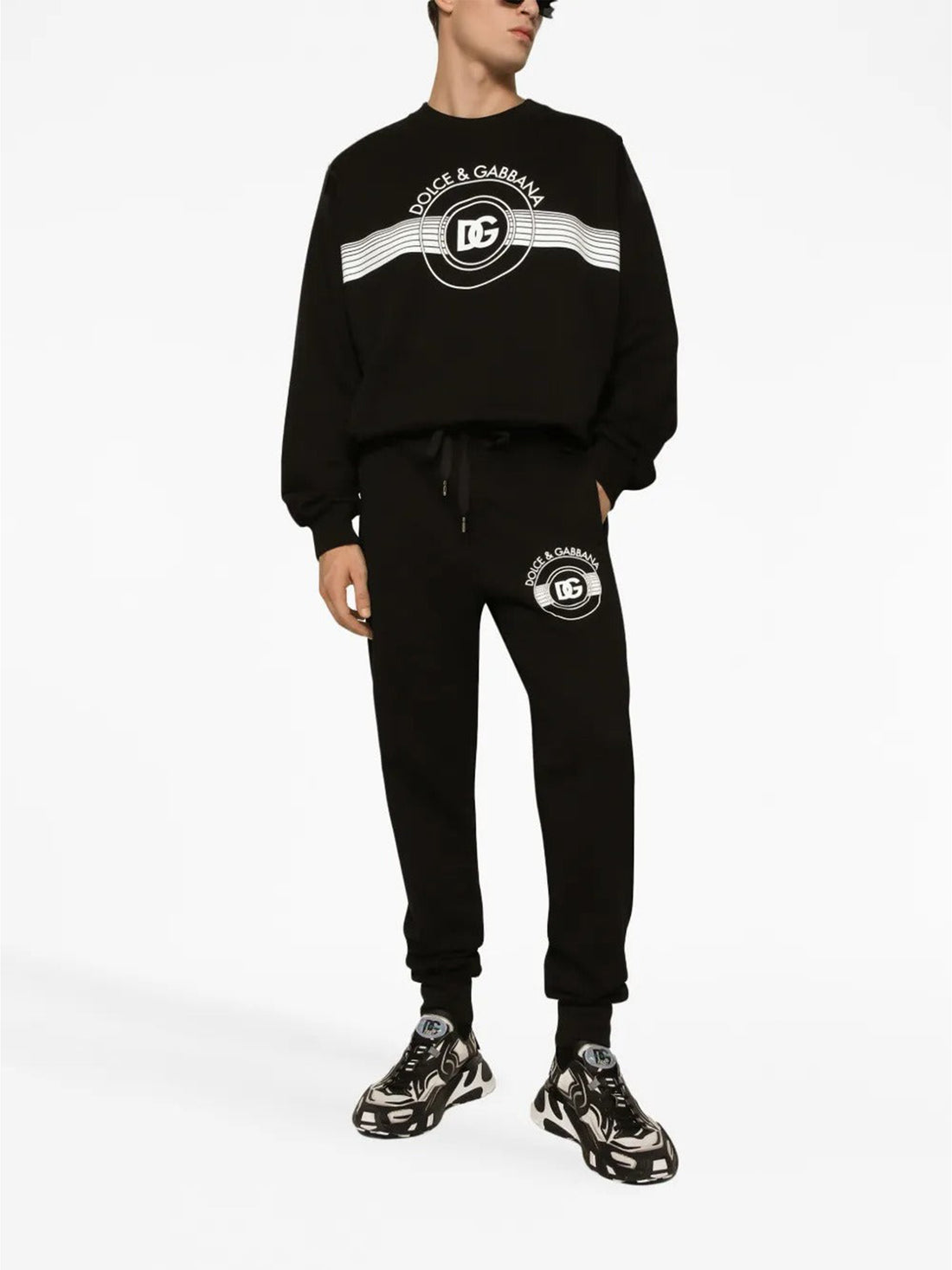 Dolce & Gabbana logo-print cotton sweatshirt