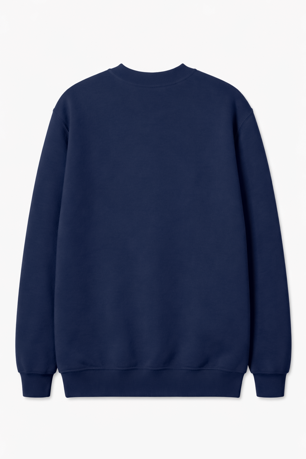 Eagle logo-print navy blue cotton sweatshirt