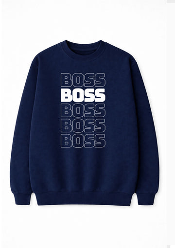 BOSS logo printed sweatshirt