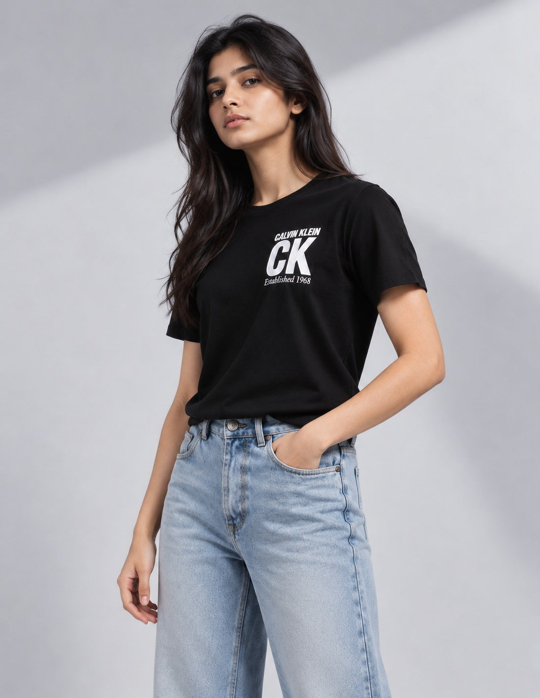 Urban Minimalist Logo Crewneck Women's Tee