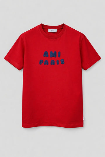 Ami Bold Cotton Patch t-shirt