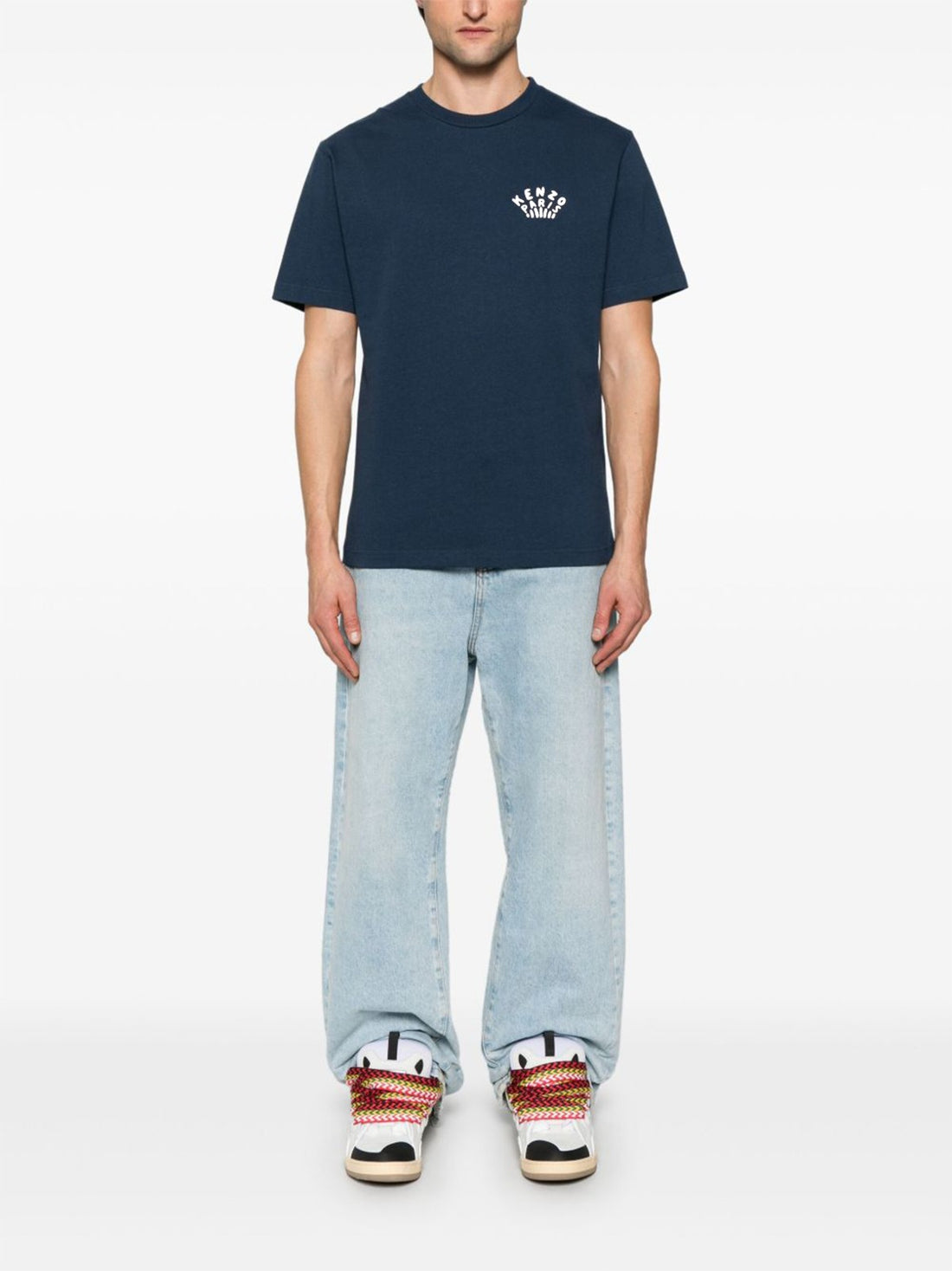 Kenzo Paris "Dragonfly" Graphic T-Shirt in Navy
