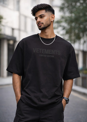 VETMENTS HD logo-print cotton Oversized Men's T-shirt