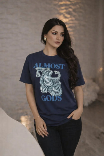 Hydra's Fury Regular fit Tee In Navy gor women's