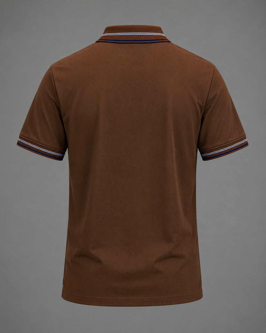 Cocoa Luxe Tailored Polo Tee