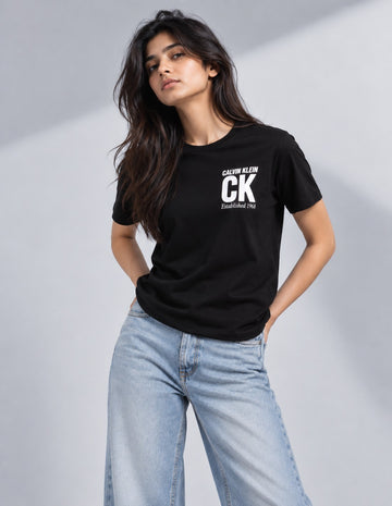 Urban Minimalist Logo Crewneck Women's Tee