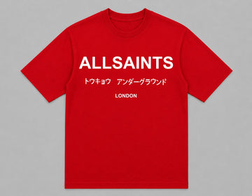 Underground Crew Neck Red T-shirt