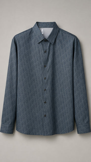 Slate Oblique Monogram Shirt