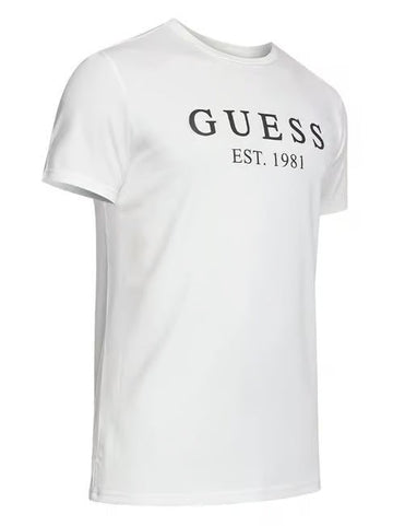 GUESS Men Brand Logo Printed T-shirt