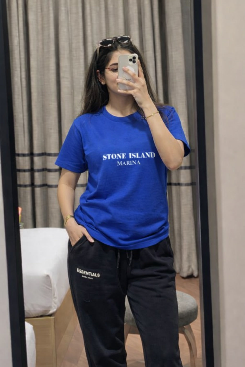 Stone PURE COTTON T-SHIRT for Women's