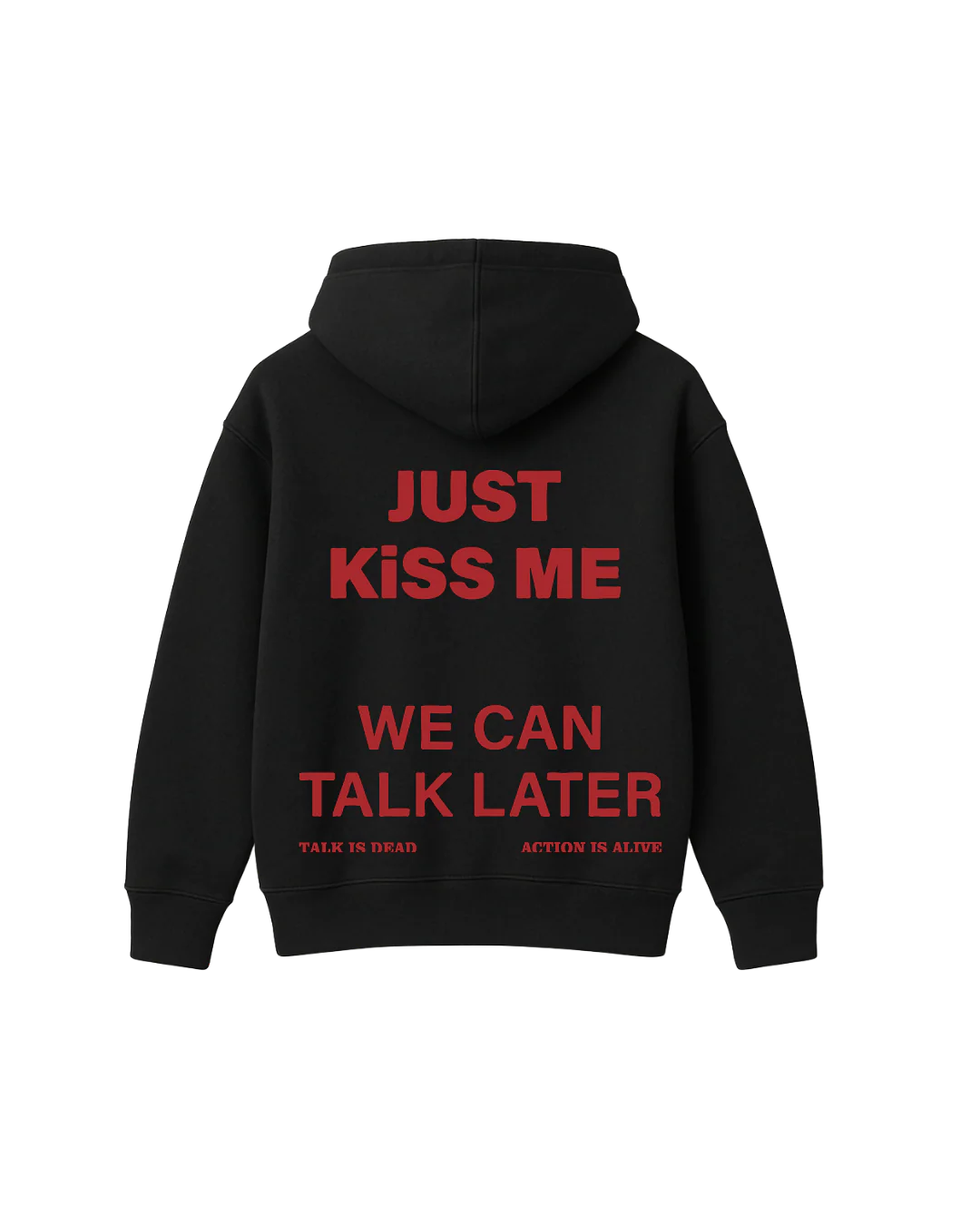 WILL TALK LATER HOODIE BLACK WILL TALK LATER HOODIE BLACK